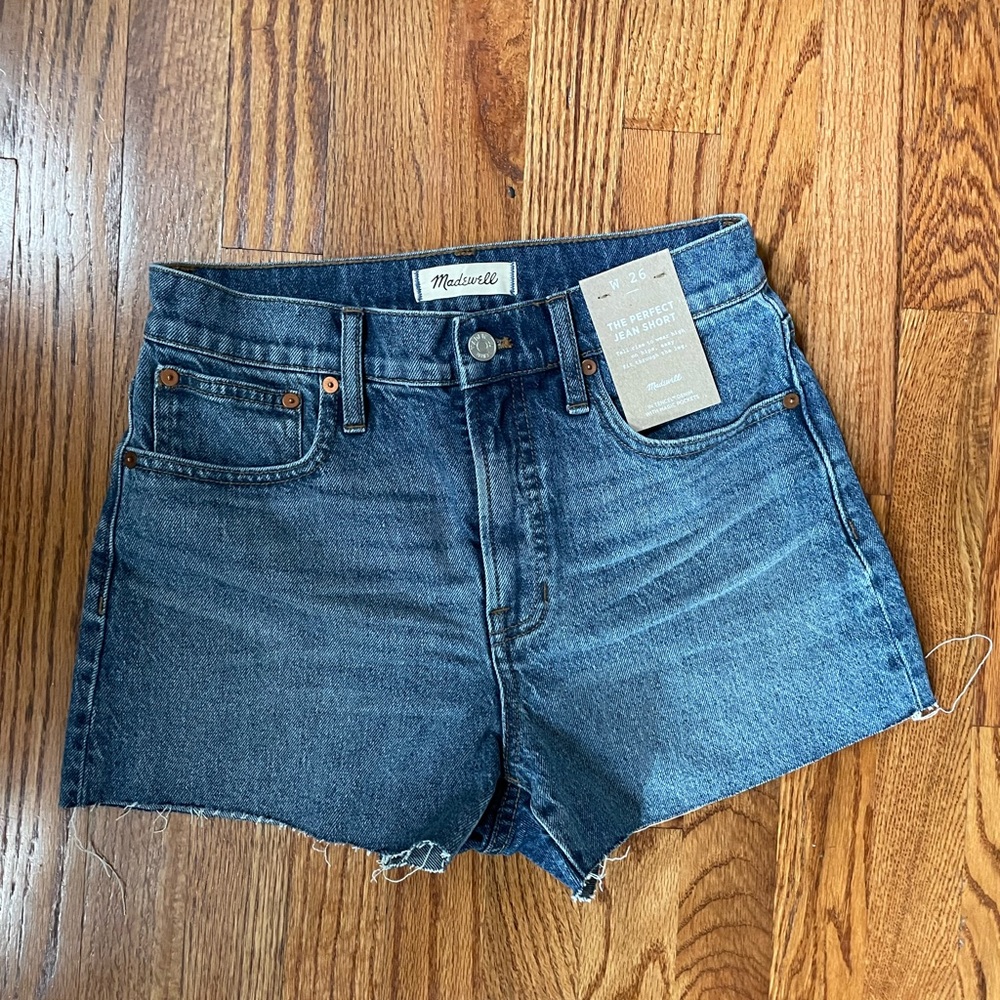 MADEWELL NWT Jean shorts size 26